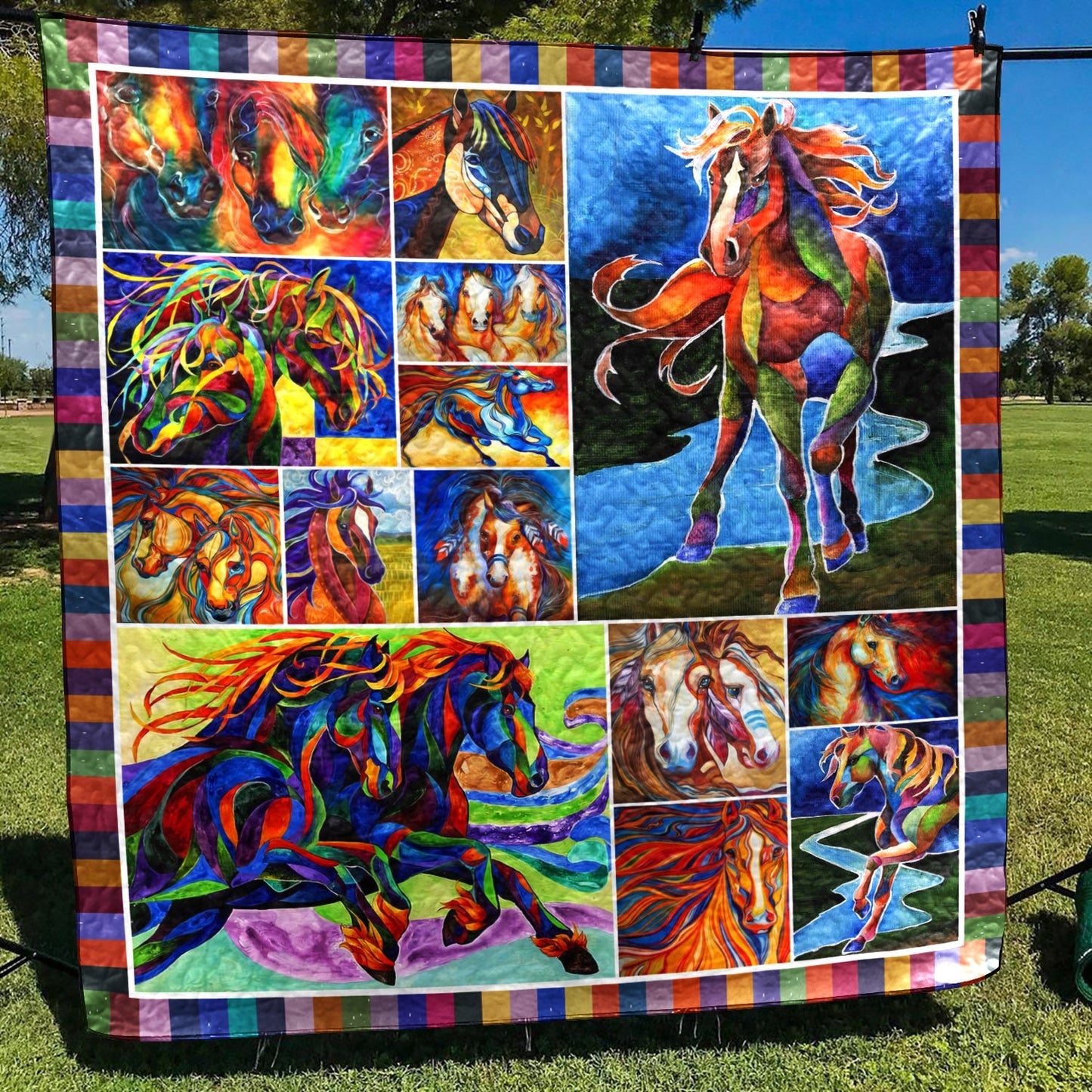 Horse CG220507 Quilt Blanket