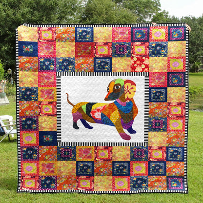 Dachshund CL130630 Quilt Blanket