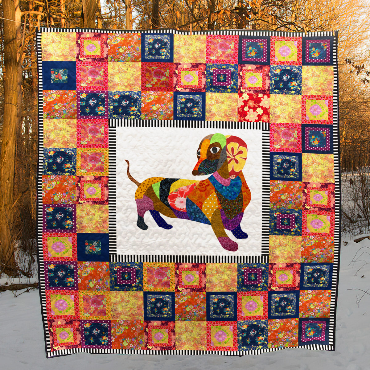 Dachshund CL130630 Quilt Blanket