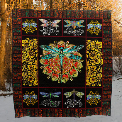 Dragonfly ML130518 Quilt Blanket