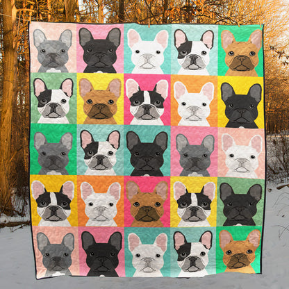 St Bulldog 120401 Quilt Blanket