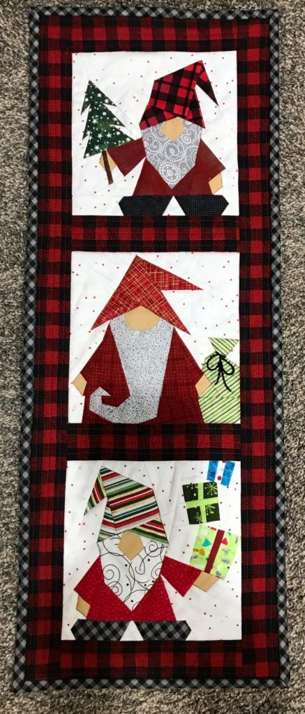 Christmas Gnome CLA140324079 Quilted Table Runner