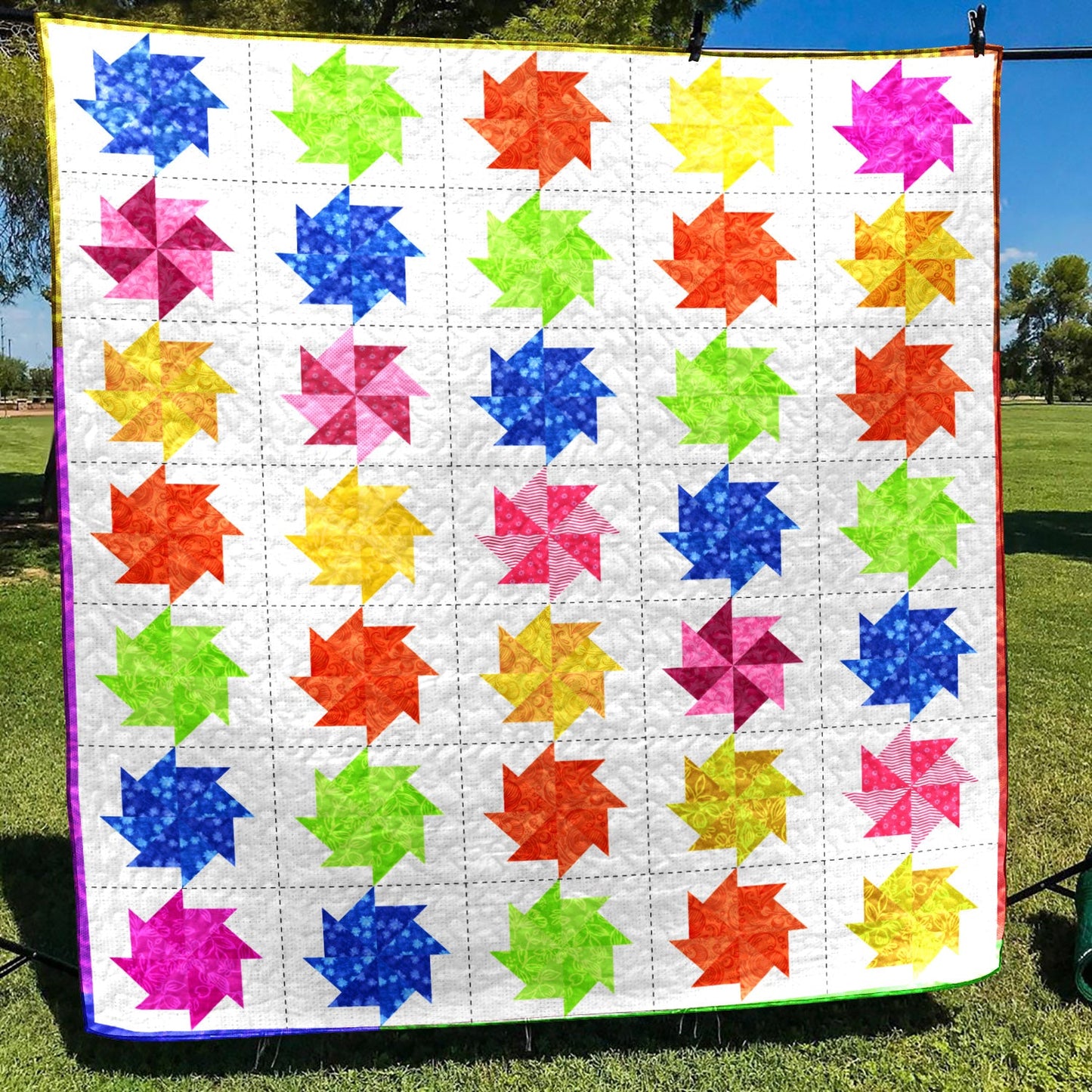 Pinwheel CLM150621 Quilt Blanket