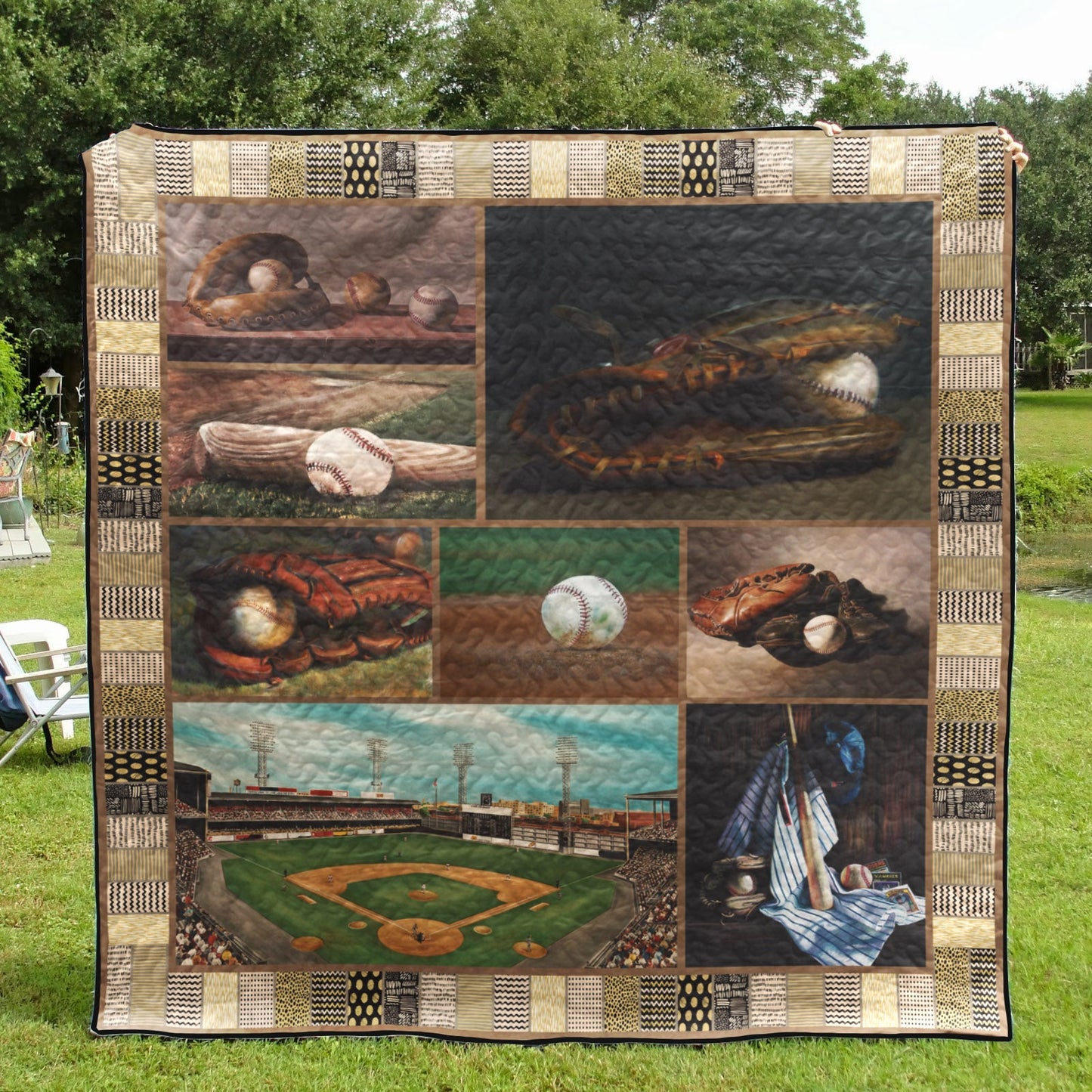 Baseball D8043 Quilt Blanket