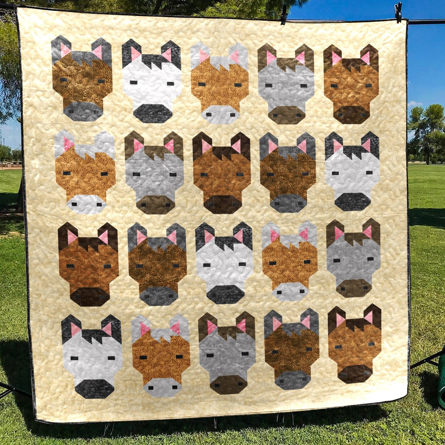 Horse SM130518 Quilt Blanket