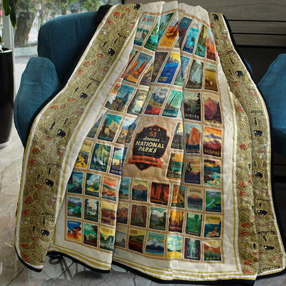 63 American National Park Quilt Blanket MN281008