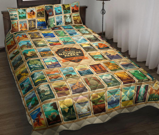 63 National Park Quilt Bedding Set TL090926