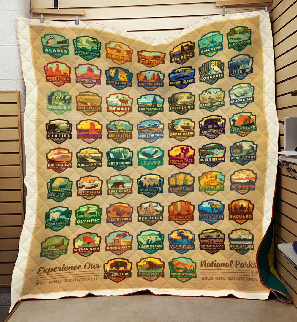 63 National Parks Quilt Blanket TM301001