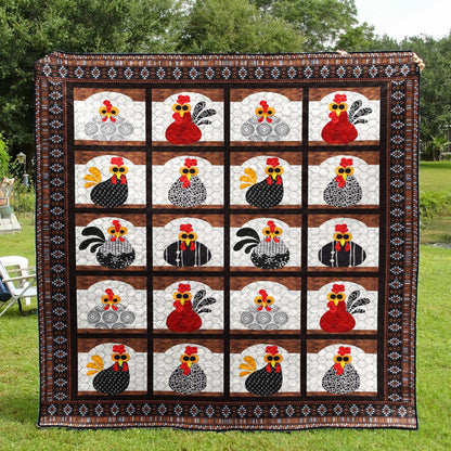 Chicken HT070512 Quilt Blanket