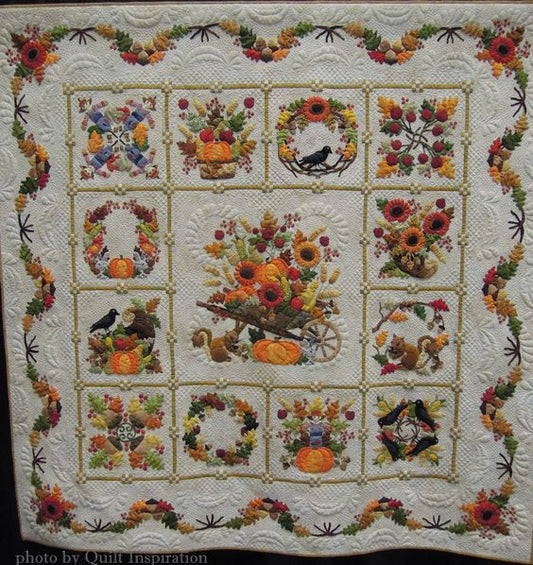 Autumn Garden CLA221223142 Quilt Blanket