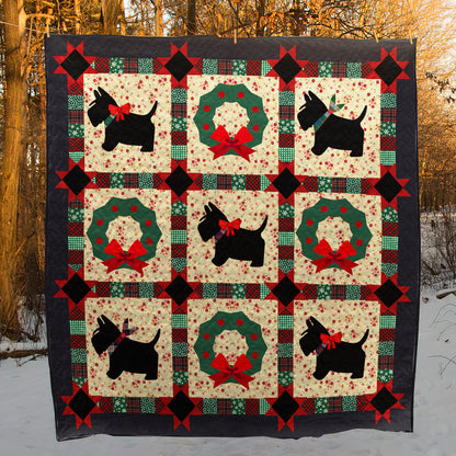 Scottish Terrier CG240625 Quilt Blanket