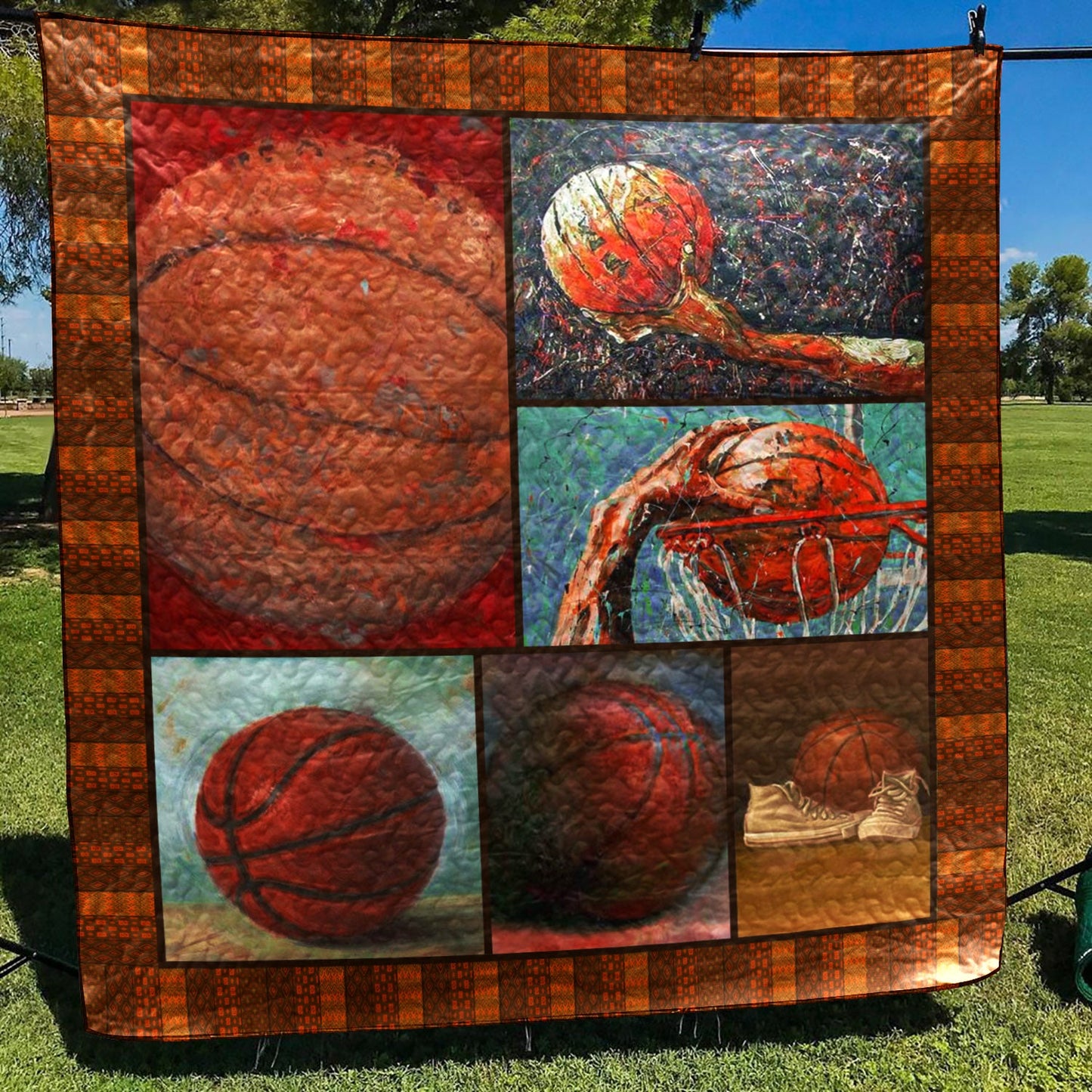 Basketball D8048 Quilt Blanket