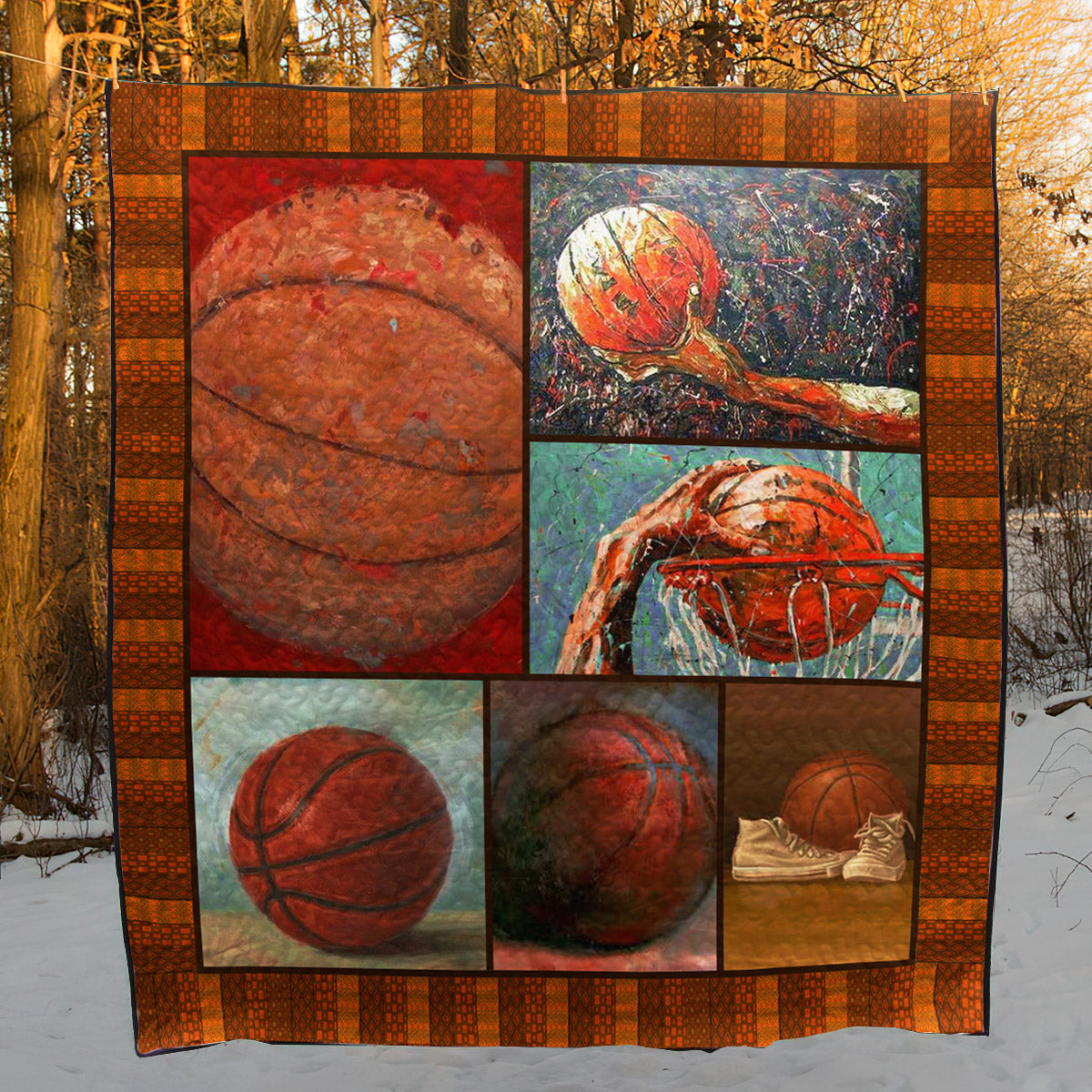 Basketball D8048 Quilt Blanket