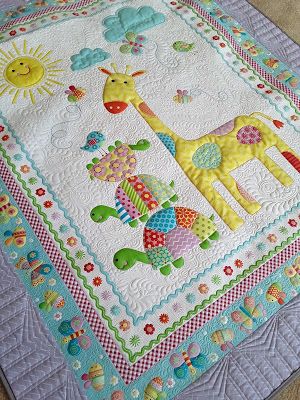 Turtle And Giraffe CLA201223023 Quilt Blanket