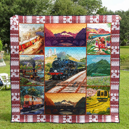 Train NX050635 Quilt Blanket