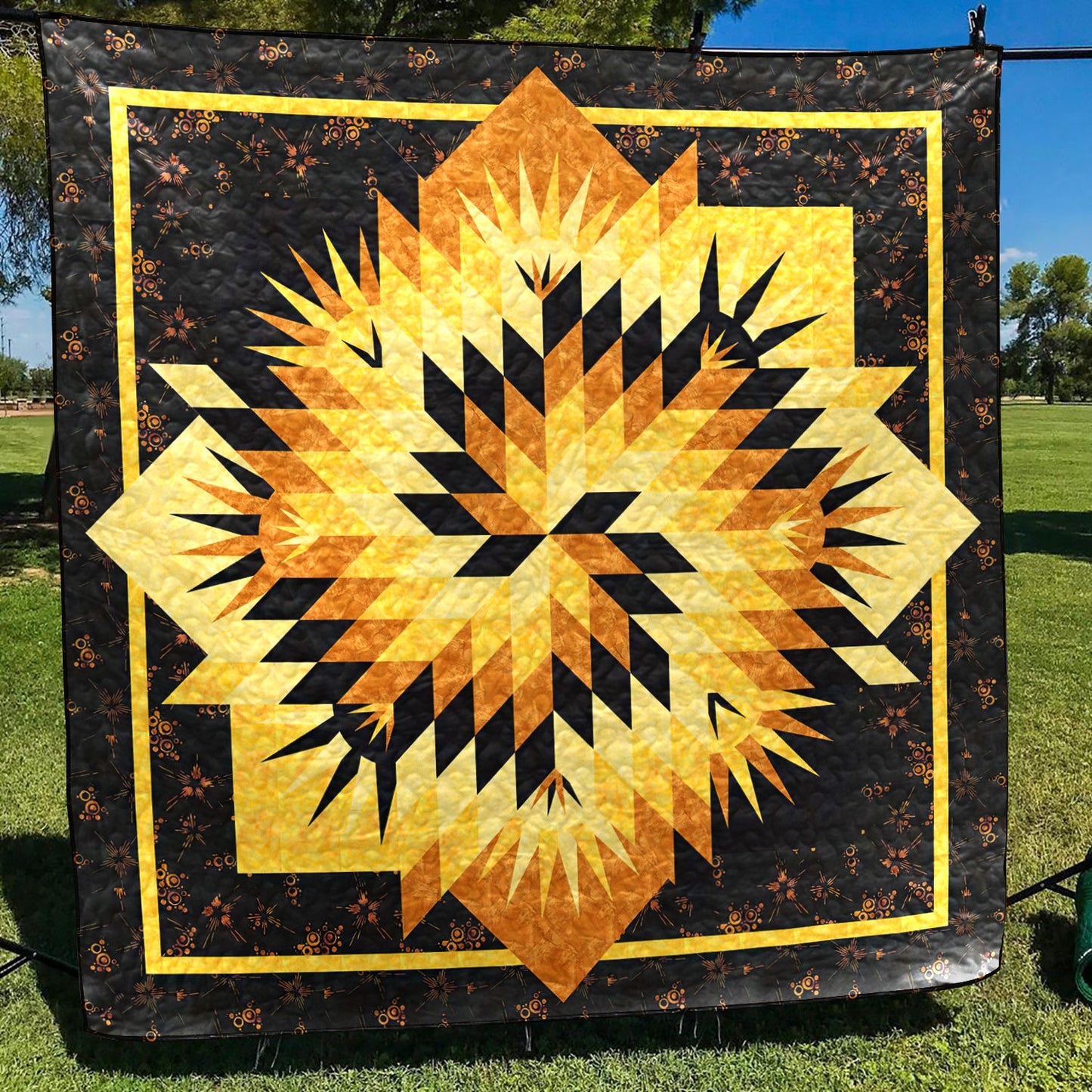 Native American Star Quilt Blanket HM211003Y