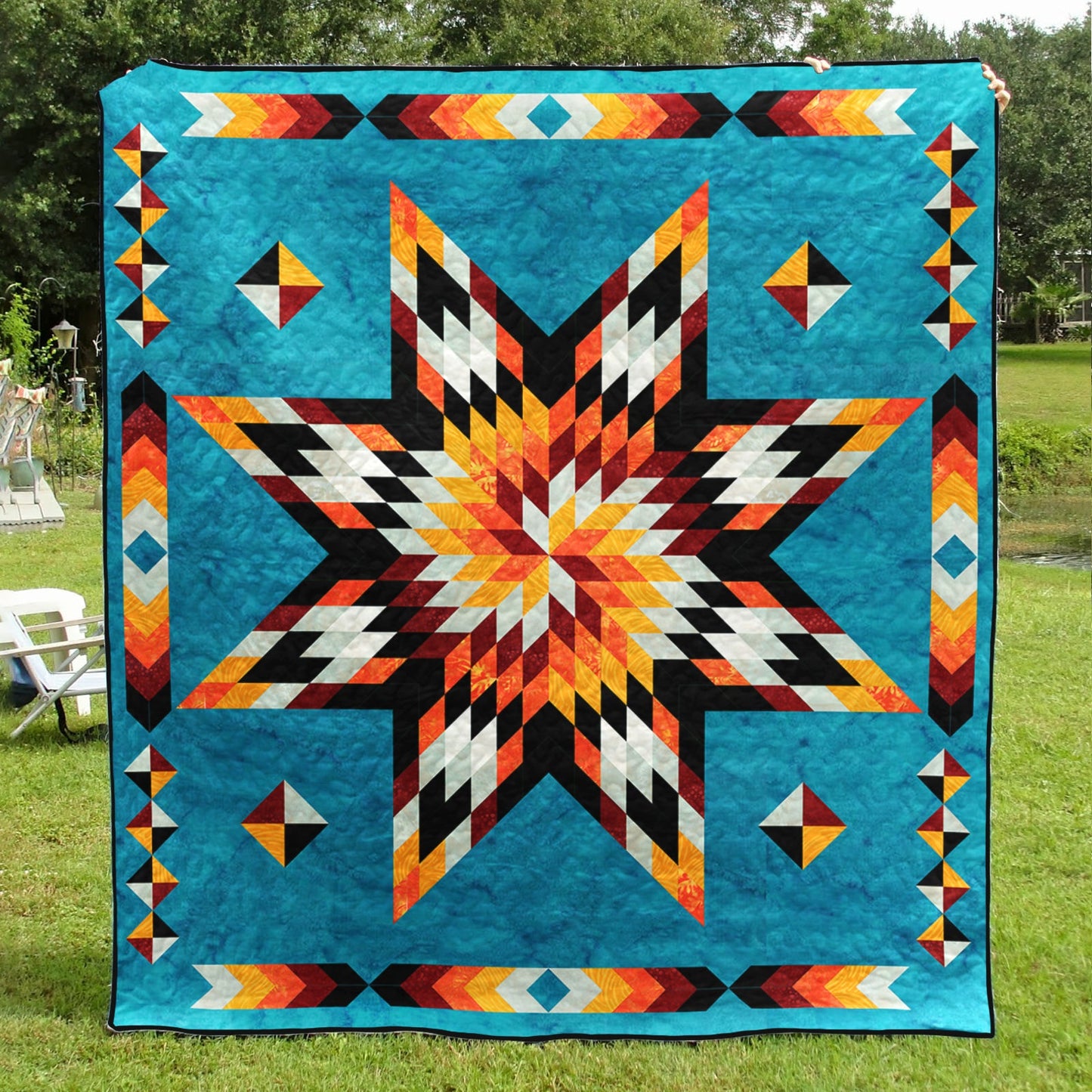 Native American Star Quilt Blanket TL08032305BL