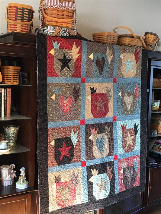 Chicken CLA271223211 Quilt Blanket