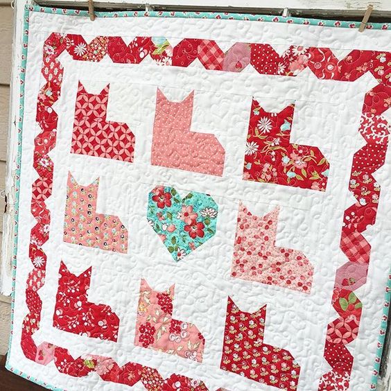 Cat CLA060123002 Quilt Blanket