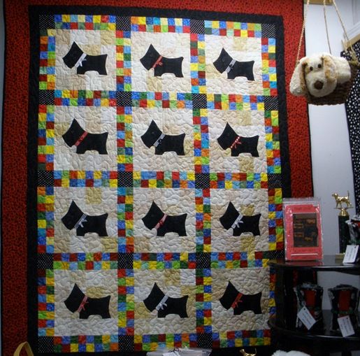 Scottish Terrier CLA15112308 Quilt Blanket