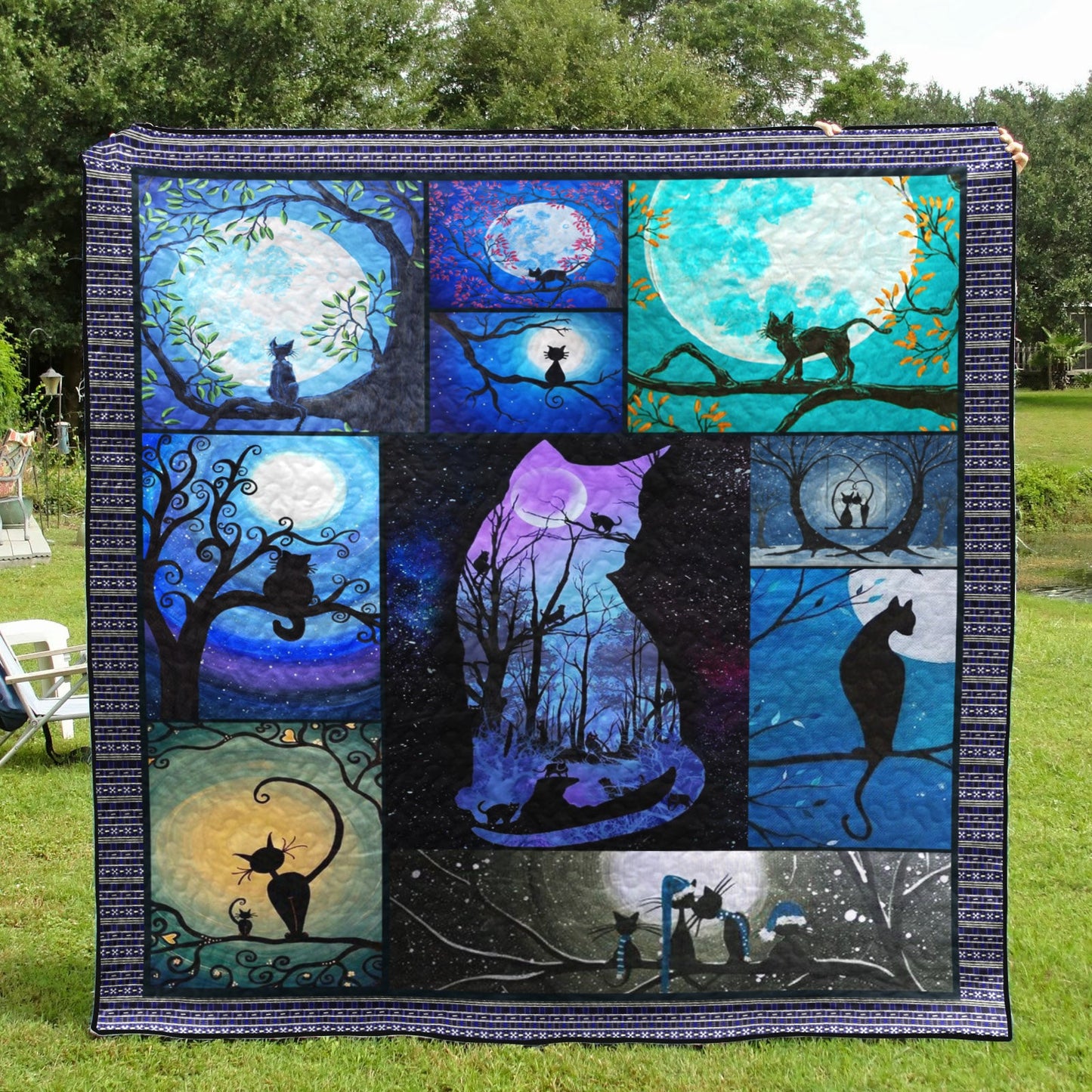 Cat TL100508 Quilt Blanket