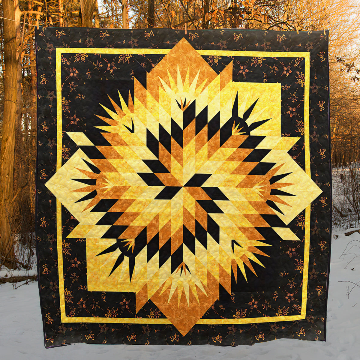 Native American Star Quilt Blanket HM211003Y