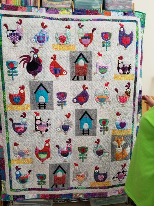 Chicken Farm CLA271223215 Quilt Blanket