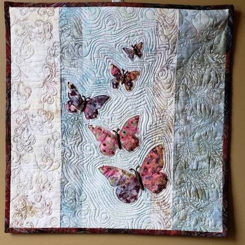 Butterfly CLA130324006 Quilted Placemats