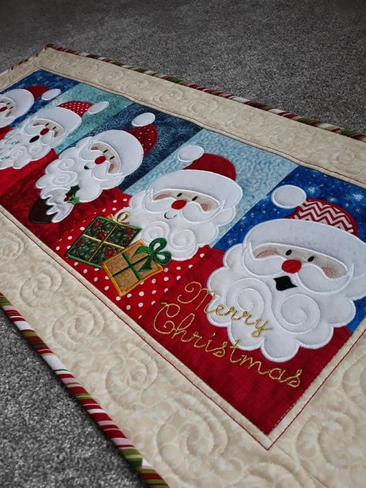 Christmas Santa TAI15112344 Quilted Table Runner
