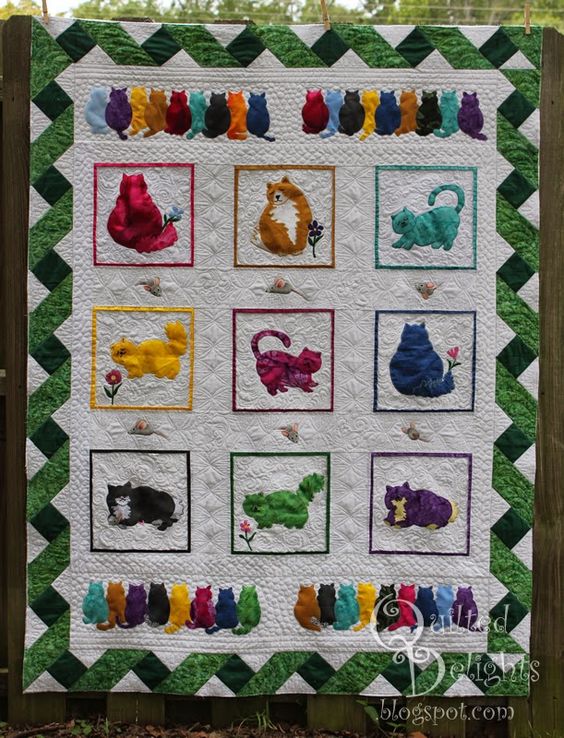 Cat CLA21112320 Quilt Blanket