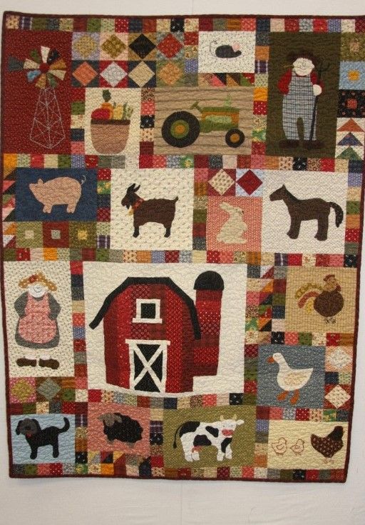 Farm Animals CLA271223209 Quilt Blanket