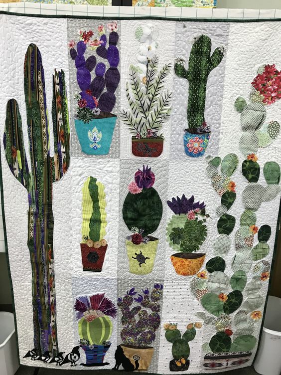 Cactus CLA261223045 Quilt Blanket