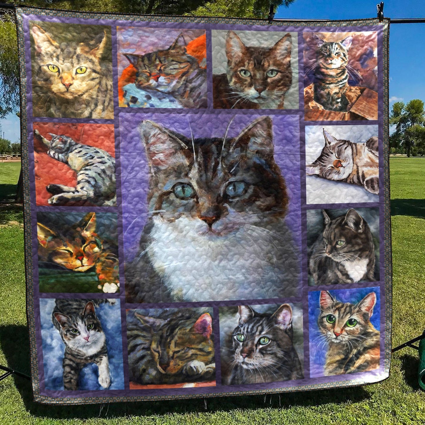 Cat LA130508 Quilt Blanket