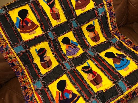 Native Doll CLA261223003 Quilt Blanket