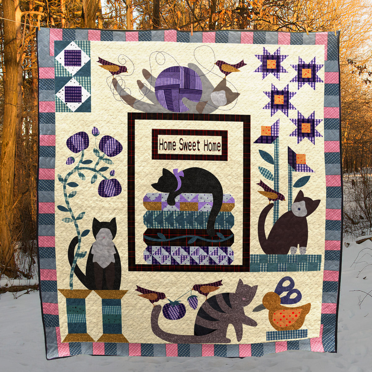 Cat TN150509 Quilt Blanket