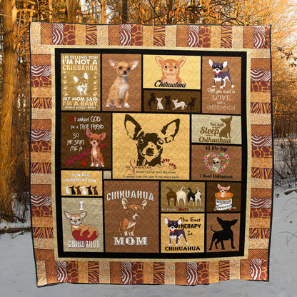 Chihuahua 190221023 Quilt Blanket