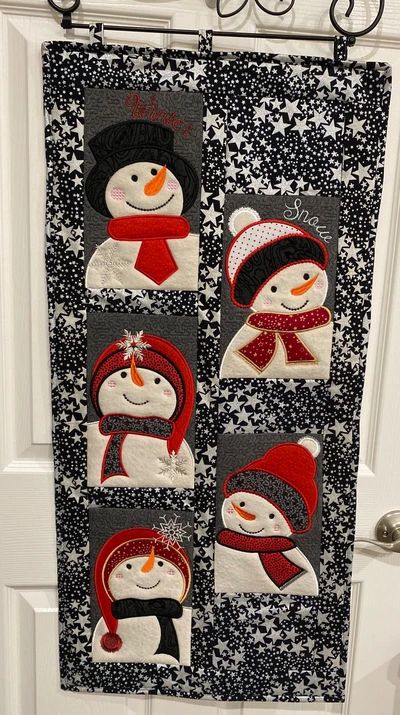 Snowman CLA04122333 Quilted Table Runner