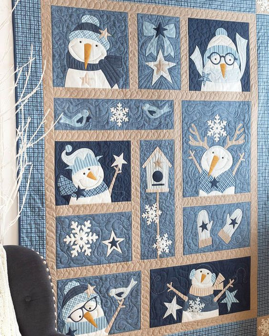 Snowman CLA120324038 Quilt Blanket