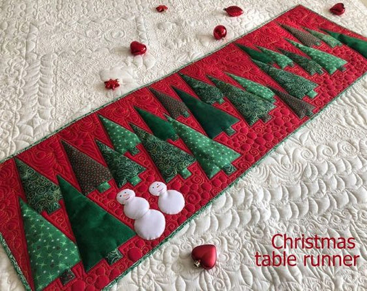 Christmas Tree CLA060123028 Quilted Table Runner