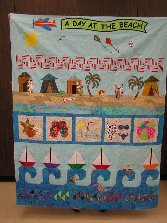 A Day At The Beach CLM240601 Quilt Blanket