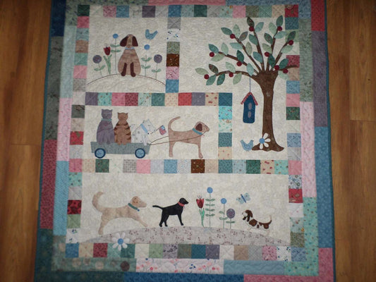 A Dog s Life CLM250601 Quilt Blanket