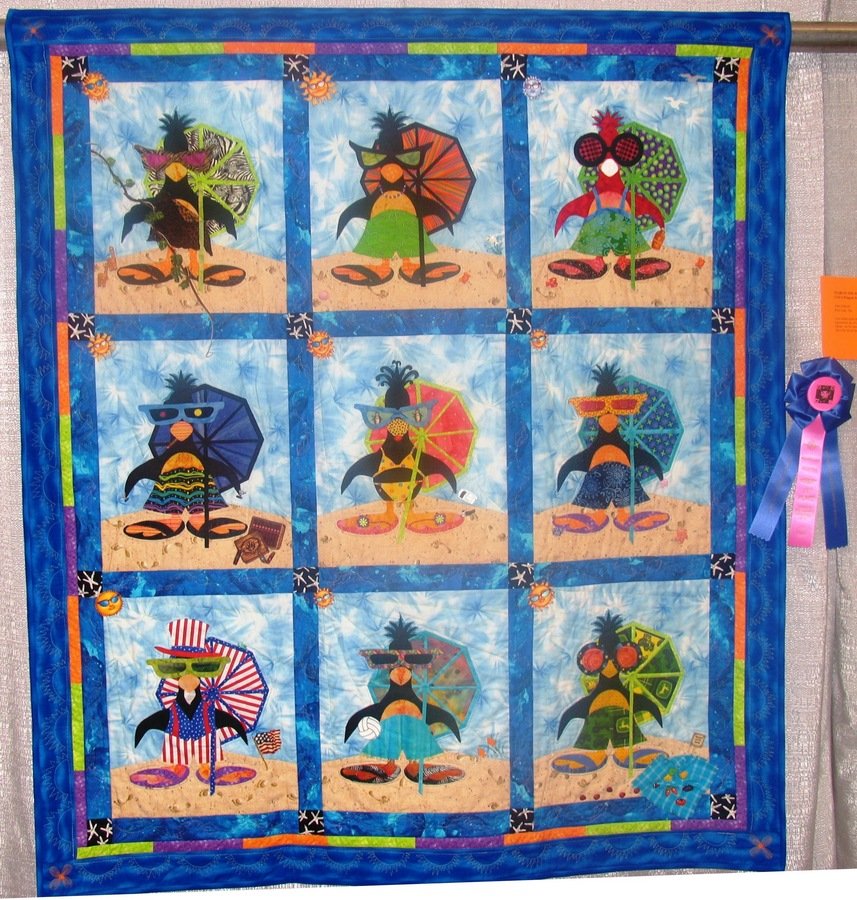 A Penguin For All Seasons CLA0411003Q Quilt Blanket