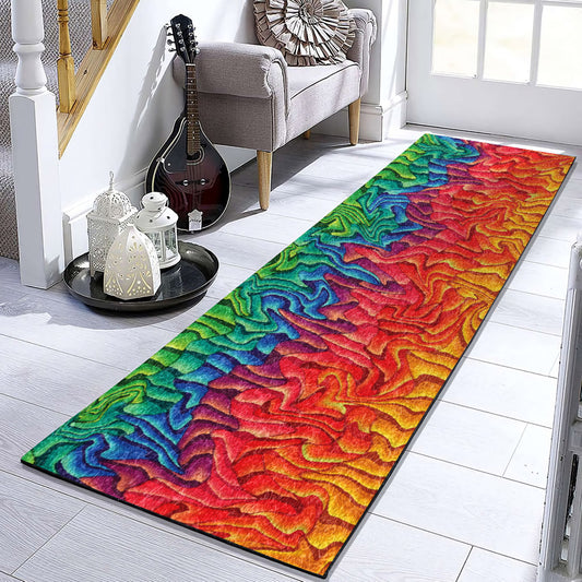 Abstract Color HN3110093RU Runner Rug