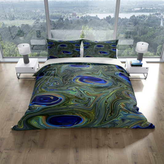 Abstract Peacock CLM2309001B Bedding Sets