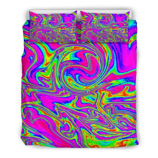 Abstract Psychedelic Liquid Trippy CL16100012MDB Bedding Sets