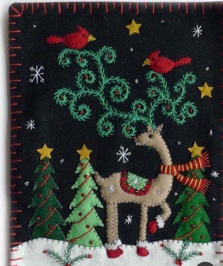 Adorable Reindeer Tree CLT0811005H Quilt Blanket