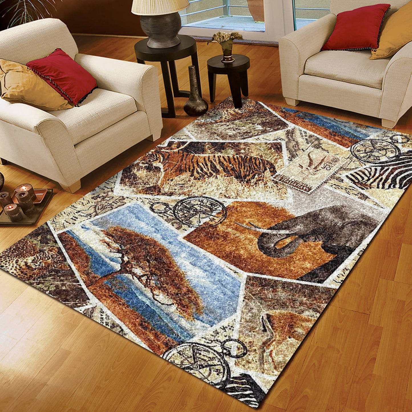 African Animal NT230801R Rug