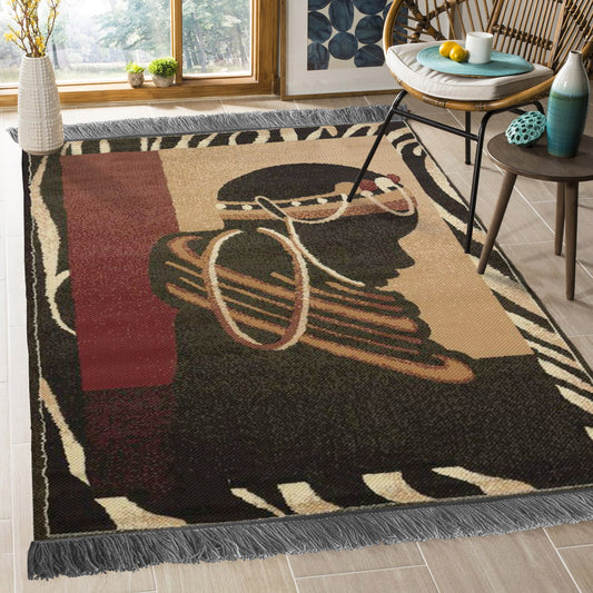 Africa BL0710004O Decorative Floor-cloth