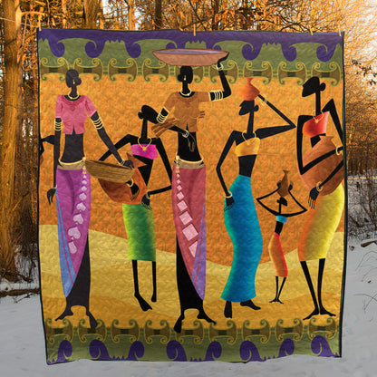 African Black Women CLH3012034Q Quilt Blanket