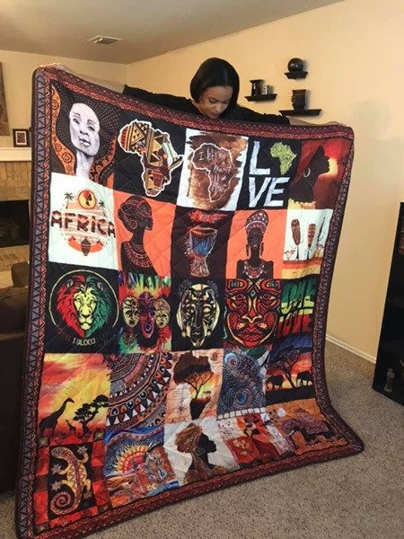 African Culture CLD170723 Quilt Blanket